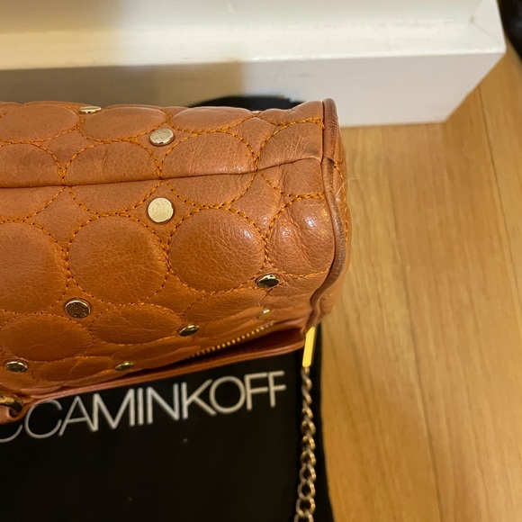 Rebecca Minkoff Crossbody Bag Metal Chain Leather - Picture 4 of 6